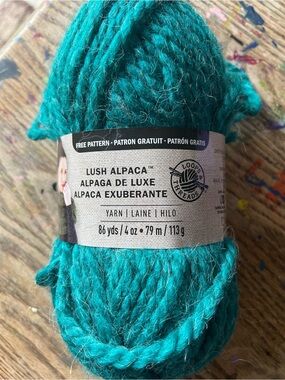 Loops & Threads Lush Alpaca Yarn in color Peacock - discontinued